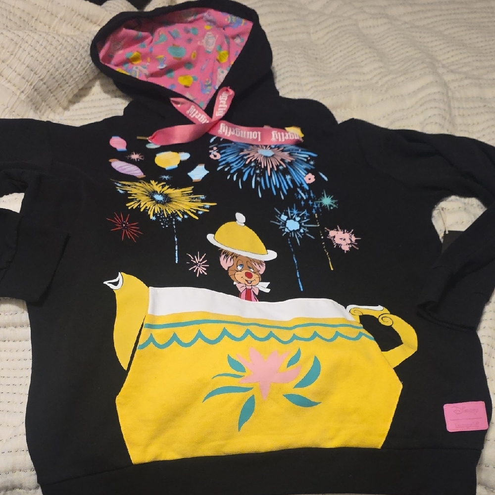 Loungefly Disney Alice In Wonderland Hoodie Nwt LARGE